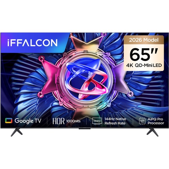 iFFALCON 65U95A  65" 165 Ekran Uydu Alıcılı 4K Ultra HD Google Smart MiniLED TV