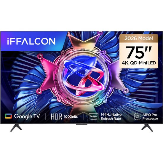 iFFALCON 75U95A 75'' 190 Ekran Uydu Alıcılı 4K Ultra HD Google MiniLED TV