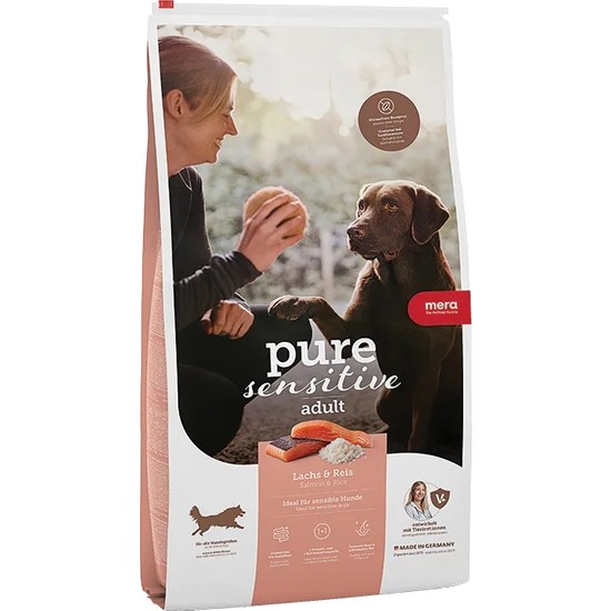 Mera Pure Sensitive Tahılsız Somonlu Pirinçli Yetişkin Köpek Maması 12.5 kg