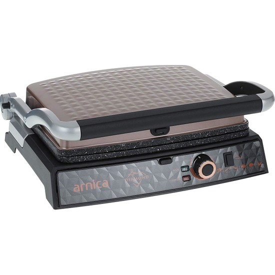 ARNICA GH26250 DIAMOND Granit Tost Makinesi 2000 W Rose Gold Çıkartılabilir Plaka Özelliği ile