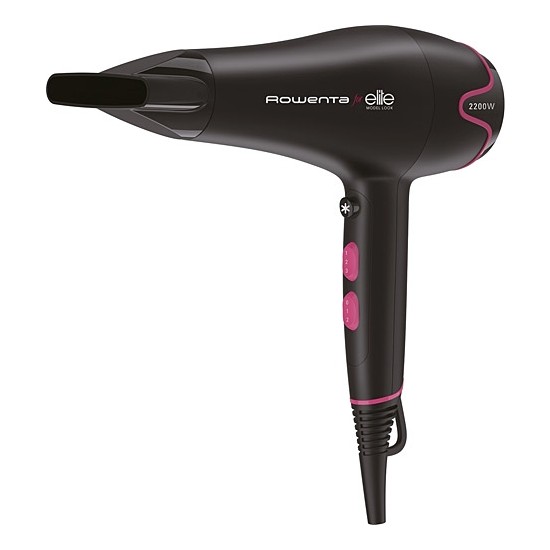 Rowenta CV5712TR Elite 2200 Watt Saç Kurutma Makinesi Siyah 3 Kademe Hız Ayarı ve Difüzör