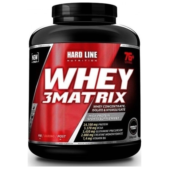 Hardline Nutrition Hardline Whey 3 Matrix 2300 gr Muz Aromalı Yetişkinler İçin Yüksek Proteinli Toz Besin