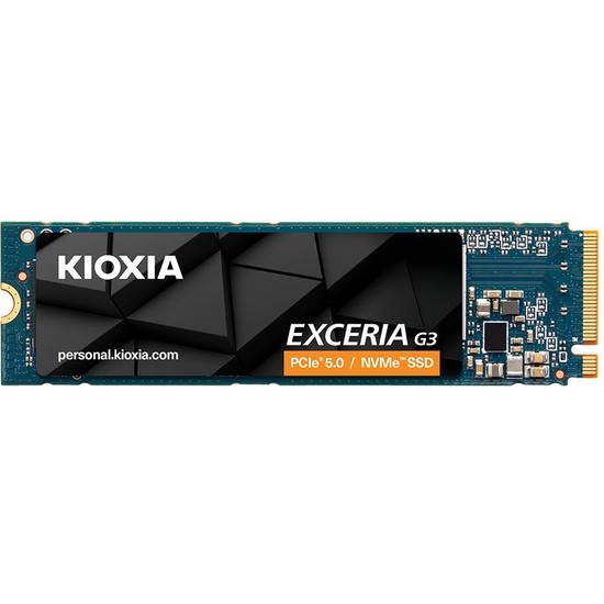 Kioxia Exceria G3 2TB NVMe M.2 SSD PCIe 5.0 Okuma Hızı 10000 MB/s Yazma Hızı 9600 MB/s