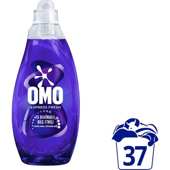 Omo Express Fresh Capcanlı Siyahlar Sıvı Çamaşır Deterjanı 1480 ml