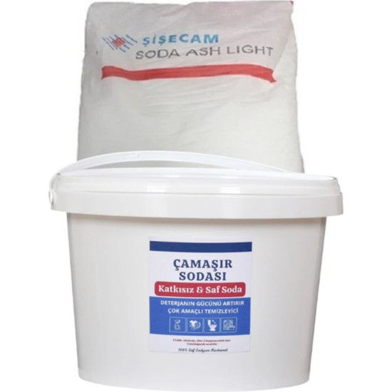 Şişecam Çamaşır Sodası 2 kg Kutulu Beyazlar ve Renkliler İçin 100 Yıkama Ultra Temizlik