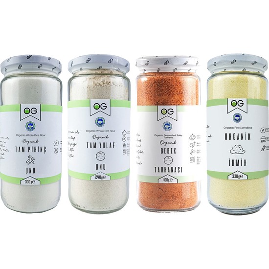 OG natural Organik Sertifikalı Bebek Ek Gıda Hazırlama Seti +6 Ay