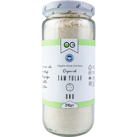 OG natural Organik Tam Yulaf Unu 240 Gr