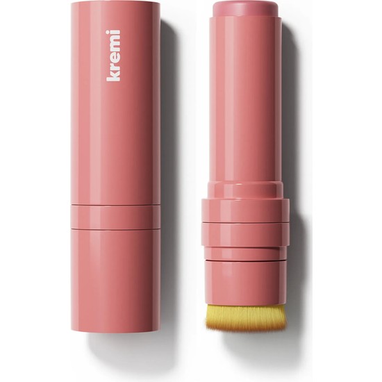 Kremi KISS'N BLUSH | Allık, Ruj, Göz Farı 3'ü 1 arada | Nemlendirici, Makyaj, Makeup | Stick | Seramid, Skualen, Vitamin E