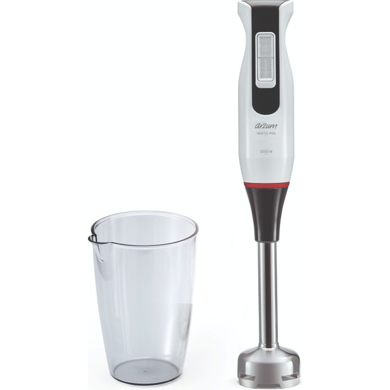 Arzum AR1197 Hestia Pro El Blender 2000W, 900 ml Ölçü Kabı, Beyaz