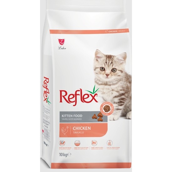 Reflex Tavuklu Yavru Kedi Maması 10 kg Yüksek Besleyici İçerik ile Premium Kalite