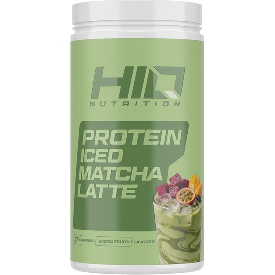 HIQ Nutrition Hıq Proteın Iced Latte Matcha 500G EXOTIC FRUITS FLAVORED