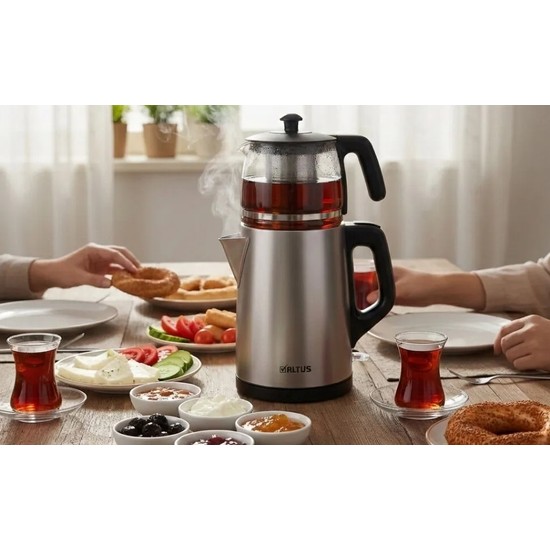 Altus Al 795 Ic Cam & Inox Çay Makinesi