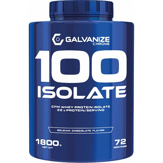 Galvanize Nutrition 100 Isolate Protein 72 Servis Belçika Çikolatası