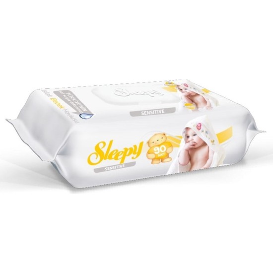 Sleepy Sensitive Kapaklı Islak Havlu 90 Lı Günlük Kullanımda Hassas Temizlik Sunar