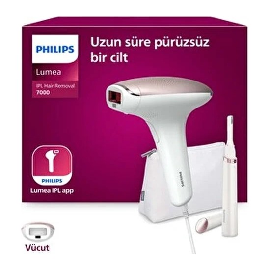Philips Lumea 7000 Serisi BRI920/00 Ipl Tüy Alma,tüy Kısaltıcı,vücut Için 1 Başlık, Çanta