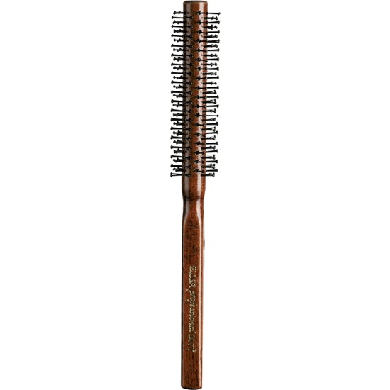 Elsa Professional 007 Ince Saç Fön Fırçası Isıya Dayanıklı, Ergonomik Tasarım, 14 mm, Maun Ağaç