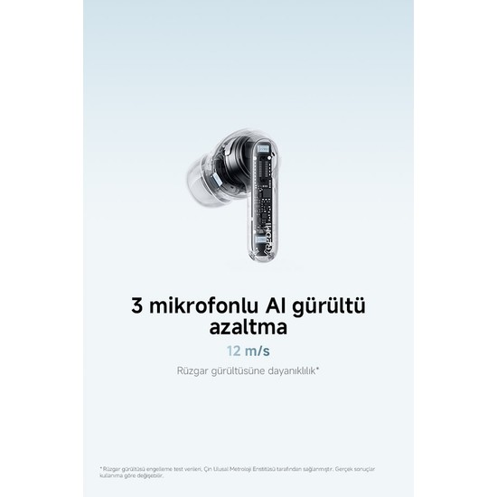 Mavi Xiaomi Redmi Buds 8 Pro TWS Bluetooth Kulaklık Aktif Gürültü Önleme Özelliği ile Kulakiçi
