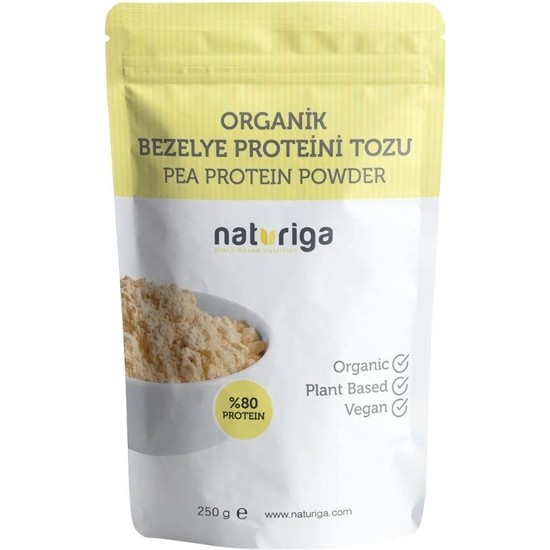 Naturiga Organik Bezelye Proteini Tozu 250 gr