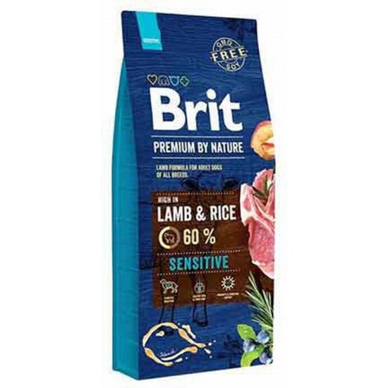 Brit Care Brit Premium By Nature Sensitive Lamb Rice 15 Kg