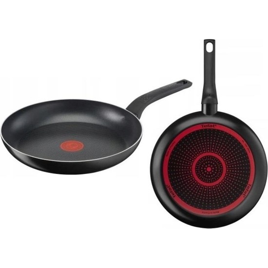 Tefal SimplyClean 30 cm Difüzyon Tabanlı Titanyum Kaplamalı Düz Tava - Kolay Temizlik Özelliği