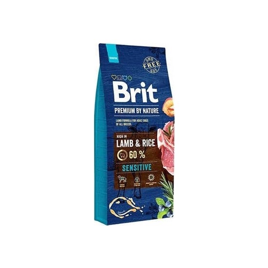 Brit Care Brit Premium Sensitive Kuzu Etli Yetişkin Köpek Maması 8 kg İçeriğinde %35 Kuzu Eti Bulunur