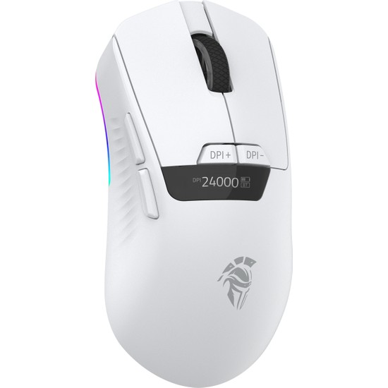 Throne Reflex Core 24.000 Dpi Paw 3311/2K Polling OLED Ekran & Makro Yazılım Ptfe Kaplama Rgb Kablosuz Gaming Mouse (2.4ghz + Bt + Type-C)