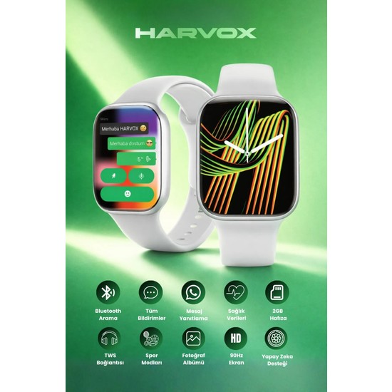 Harvox 11 Pro+ Akıllı Saat Iphone ve Android Tüm Telefonlara Uyumlu