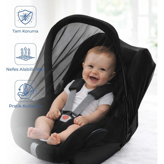 Babyjem Ana Kucağı Sinekliği Siyah