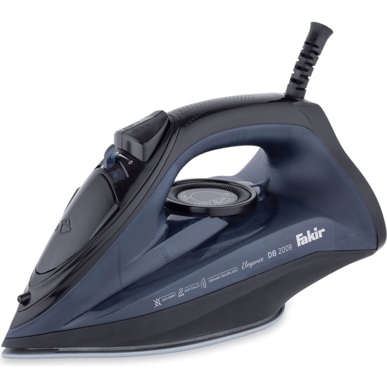 Fakir DB2009 Elegance 2400W Lacivert Buharlı Ütü Seramik Tabanlı Kireç Önleyici Özellik