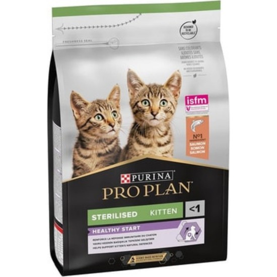 Pro Plan Sterilised Somonlu Kısırlaştırılmış Yavru Kedi Maması 3