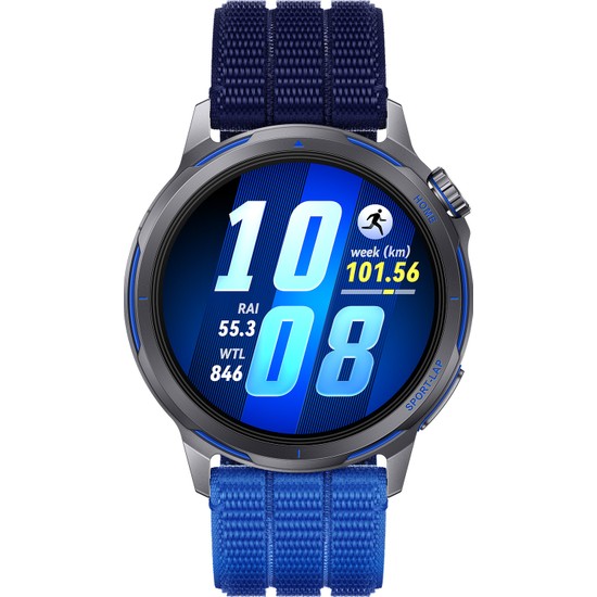Huawei Watch GT Runner 2 Mavi Akıllı Saat, Nabız EKG HRV Takibi, Ultra Hassas Konumlandırma, Akıllı Maraton Modu, iOS Android Uyumlu, GT Serisi Spor Versiyonu
