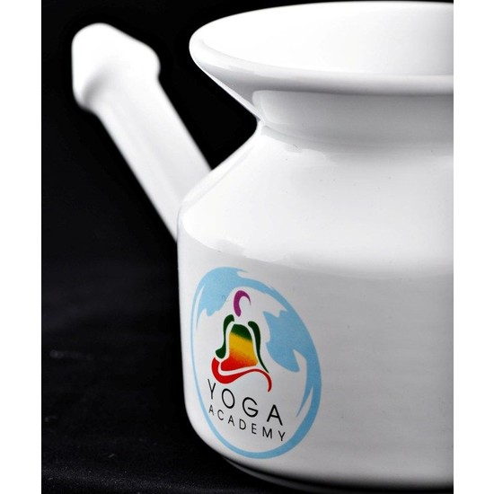 Yoga Academy, Seramik Burun Yıkama Kabı, Neti Pot