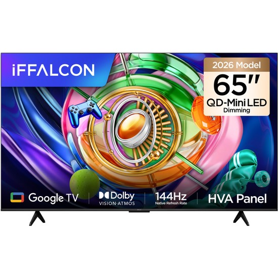 iFFALCON 65U85A 65'' 165 Ekran Uydu Alıcılı 4K Ultra HD Google QD-MiniLED Dimming TV