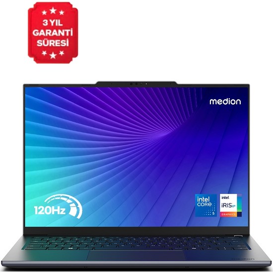 Medion Signium 14 S1 MD600032 Intel Core 5 120U 16GB 512GB SSD Freedos 14" 120Hz OLED Dizüstü Bilgisayar