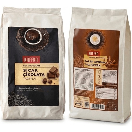Şekeroğlu Ikili Keyif Paketi - 1000G Geleneksel Salep & 1000G Sıcak Çikolata