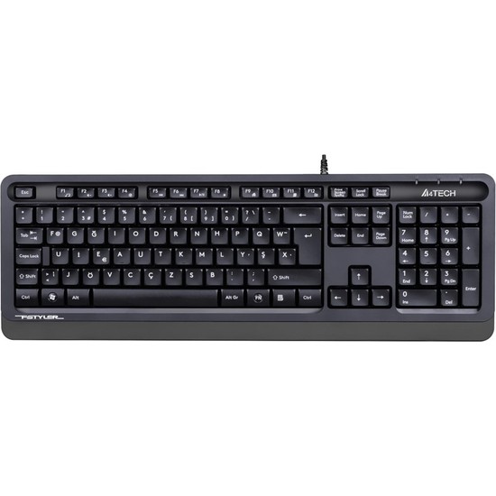 A4Tech A4 Tech Fk10 F Usb Fsytyler Gri Tr Fn-Multimedya Klavye