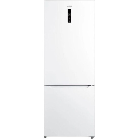 Uğur Kombi No-Frost Buzdolabı 435 D2K Nf Combi Dgt R65 Beyaz E Enerji Sınıfı Geniş İç Hacim ve Dijital Kontrol