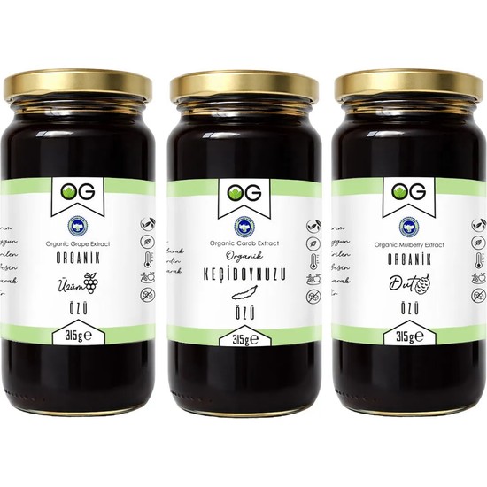 OG natural Organik Sertifikalı Ek Gıda Özler Seti 315 gr