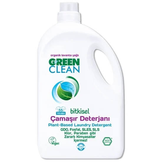 Green Clean Bitkisel Sıvı Çamaşır Deterjanı 2750ml
