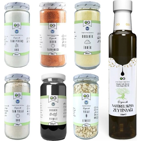 OG natural Organik Sertifikalı Bebek Ek Gıda Hazırlama Seti ULTRA +6 Ay