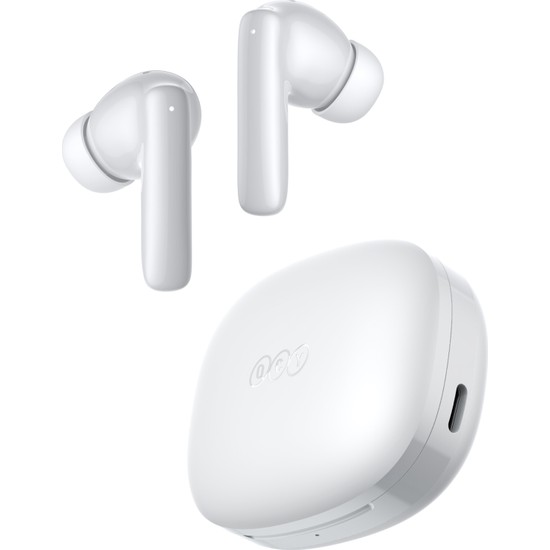 Qcy T13 Pro Bluetooth Kulaklık 6.0 - 50 Db Anc 4 Mics. Ipx4- 0.045 Sn. Çift Cihaz - Tek Şarj 10.5 Saat- Kutu ile 47 Saat