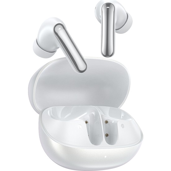 Qcy Melobuds N20 Bluetooth Kulaklık 6.0 50 Db Anc 4 Mics. Çift Cihaz 40 Saat Dinleme Beyaz