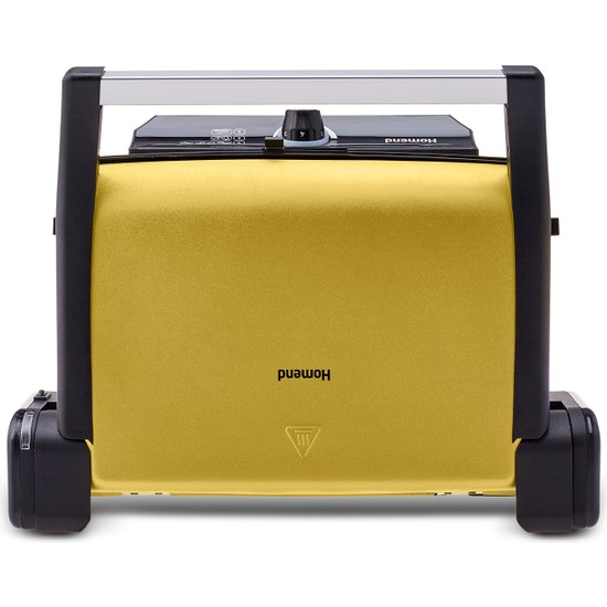 Homend Toastbuster 1378H Gold Tost Makinesi 1800 W Döküm Plaka ile 6 Dilim Tost Yapma İmkanı
