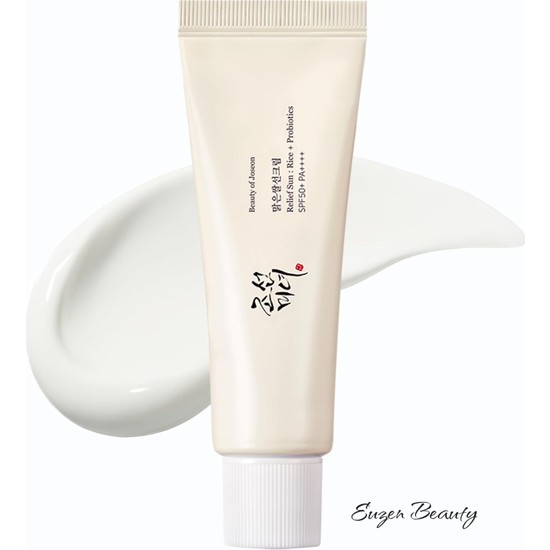 Beauty of Joseon Relief Sun Rice Probiotics Aydınlatıcı Kimyasal Filtreli UV Koruyucu Krem SPF 50 Tüm Cilt Tipleri İçin