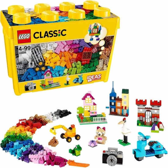 LEGO ® Classic Büyük Boy Yaratıcı Parçalar Yapım Kutusu 10698 - Yaratıcı Çocuklar için Oyuncak Yapım Seti (790 Parça)