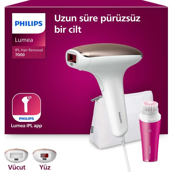 Philips BRI924/00 Lumea IPL Tüy Alma Cihazı Beyaz Renkli Kablolu Kullanım ve Cilt Temas Sensörü