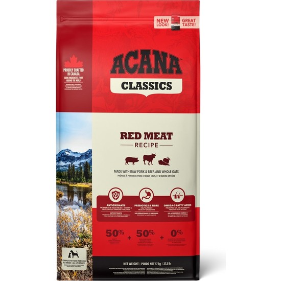 ACANA Classics - Red Meat Köpek Maması 14,5 kg - Tüm ırk ve yaşa