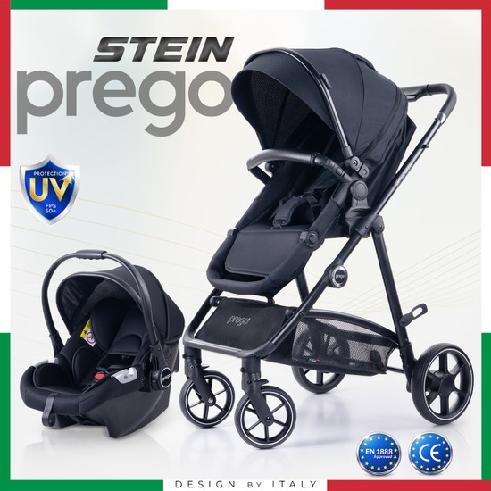 Prego Stein Çift Yönlü Portbebeli Travel Sistem Bebek Arabası Uv Tenteli