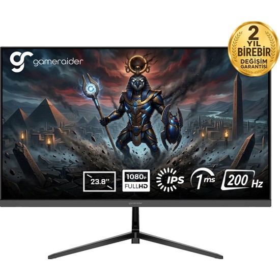 Gameraider Atum GR24F20I 23.8 Inç 200Hz 1ms Full Hd Adaptive Sync IPS Gaming Monitör