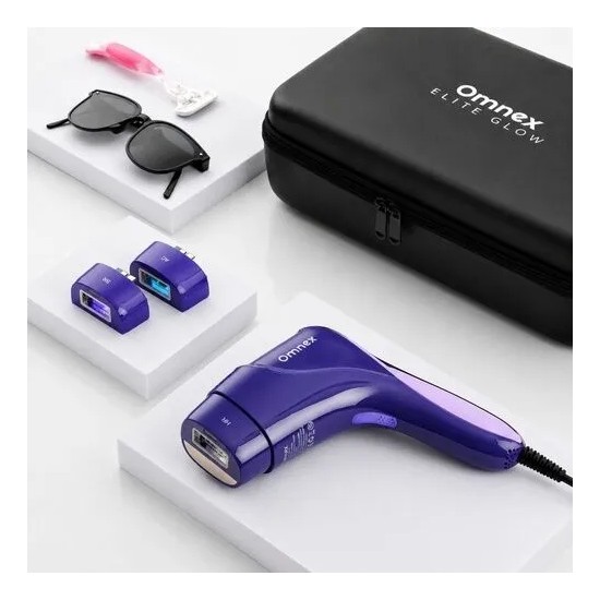 Omnex EliteGlow IPL Lazer Epilasyon Cihazı Buz Başlıklı 10 Kademe Enerji SINIRSIZ ATIM